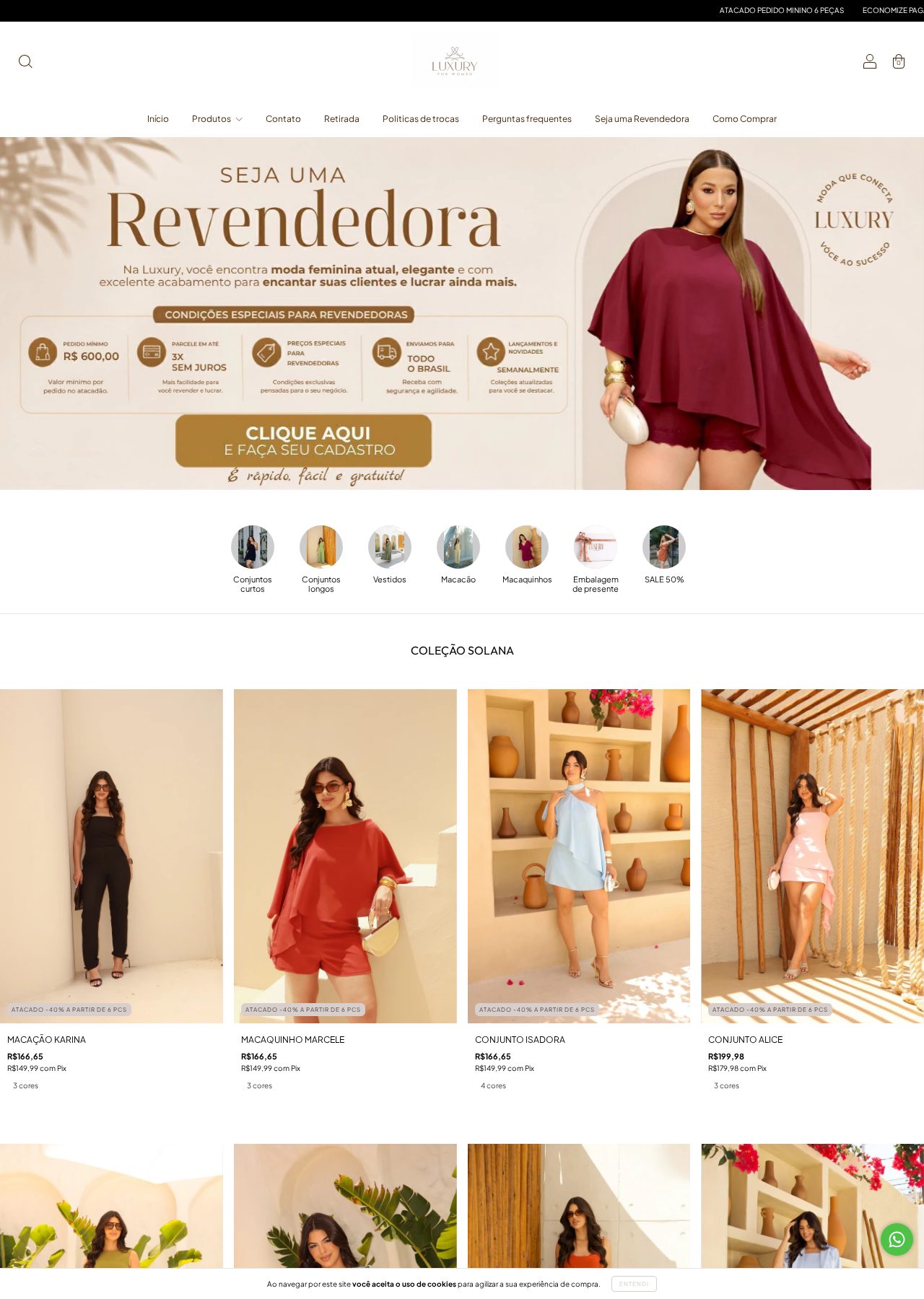 Fashion Commerce website preview